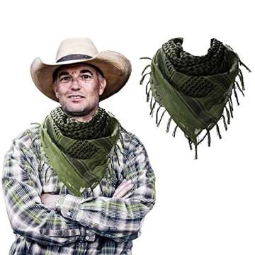 100% Cotton Military Shemagh Tactical Scarf for All