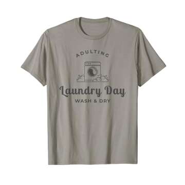 Laundry Day Funny Adulting T-Shirt