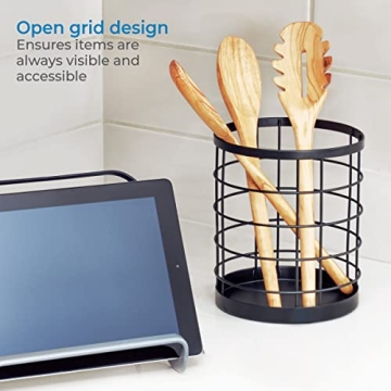 iDesign Wire Utensil Holder for Stylish Kitchen Storage