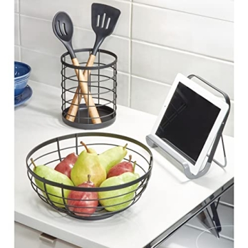 iDesign Wire Utensil Holder for Stylish Kitchen Storage