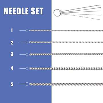 4 Set Airbrush Spray Gun Wash Cleaning Tools Needle Nozzle Brush Glass Cleaning Pot Holder