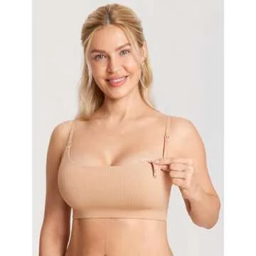 MOMANDA Nursing Bras for Breastfeeding Comfort and Support