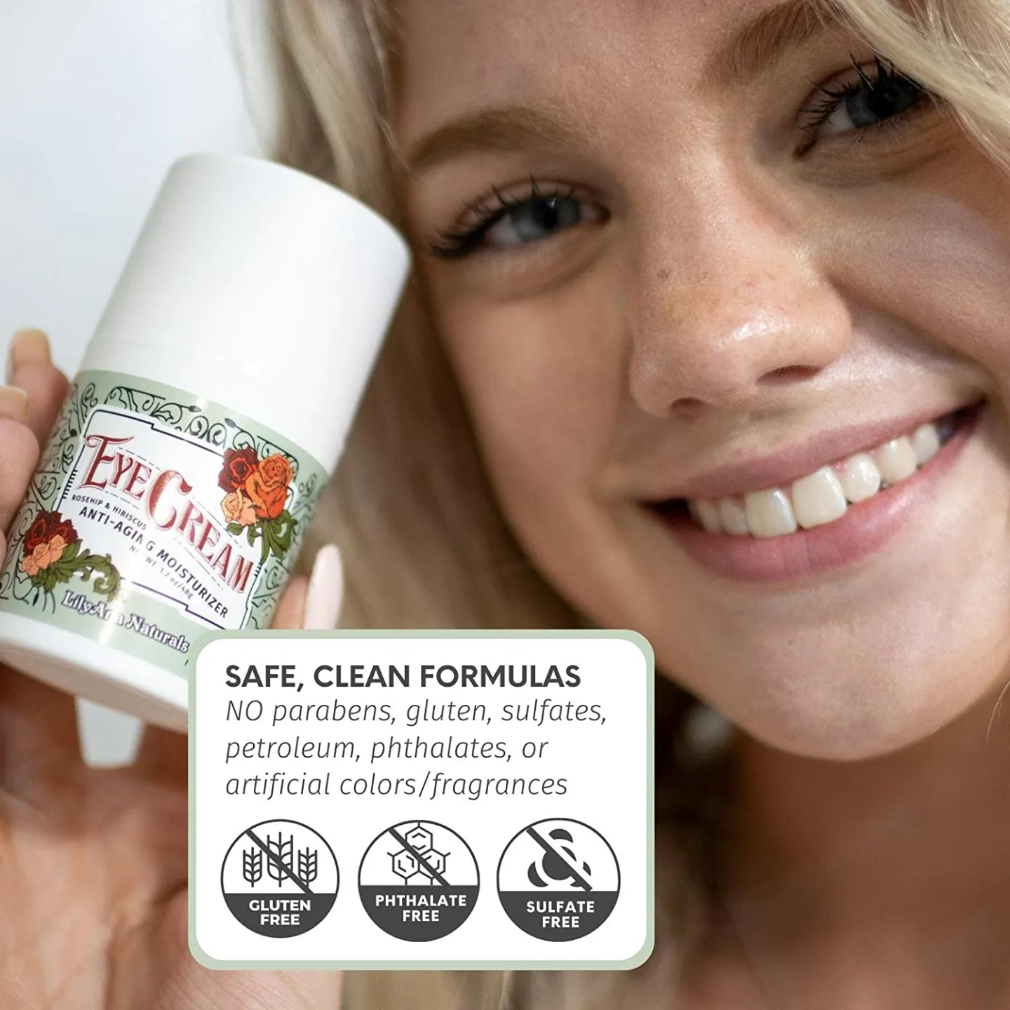 LilyAna Naturals Eye Cream for Dark Circles 0.5oz