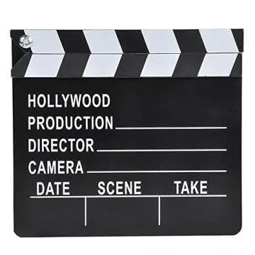 Rhode Island Novelty 7 Inch x 8 Inch Hollywood Movie Clapboard, One Per Order
