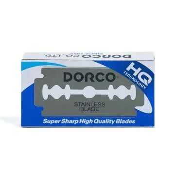 Dorco ST300 Platinum Double Edge Razor Blades | 1000 Blades | Premium Quality for Smooth, Precise Sh...