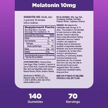 Natrol Melatonin Gummies for Sleep Support | 140 Count