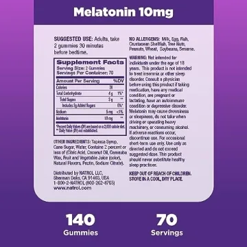 Natrol Melatonin Gummies for Sleep Support | 140 Count