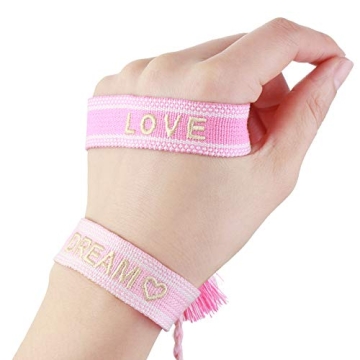COTTVOTT 2pcs Woven Friendship Bracelet Set for Women
