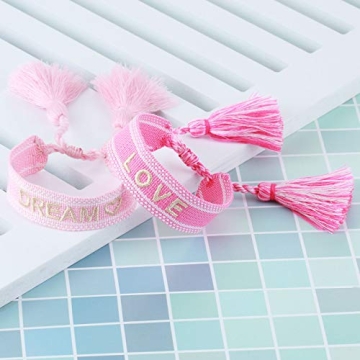 COTTVOTT 2pcs Woven Friendship Bracelet Set for Women