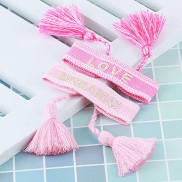 COTTVOTT 2pcs Woven Friendship Bracelet Set for Women