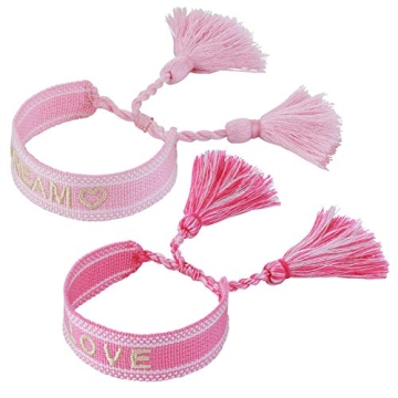 COTTVOTT 2pcs Woven Friendship Bracelet Set for Women