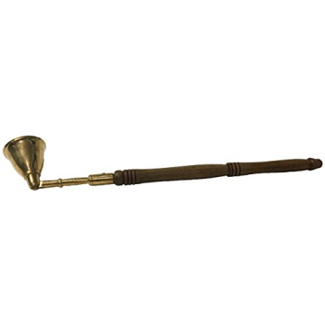 Vrinda Handmade Brass Candle Snuffer - Elegant & Safe