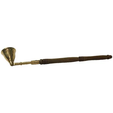 Vrinda Handmade Brass Candle Snuffer - Elegant & Safe