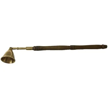 Vrinda Handmade Brass Candle Snuffer - Elegant & Safe