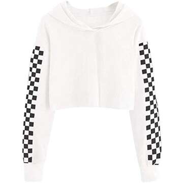 Meikulo Toddler Girl Clothes Outfits Long Sleeve Cute Shirts Pants Set Crop Tops for Kids Hoodie Sweatshirts Sweatpants Jogger 2 Piece Sweatsuit Clothing Sets White, 3-4T