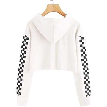 Meikulo Toddler Girl Clothes Outfits Long Sleeve Cute Shirts Pants Set Crop Tops for Kids Hoodie Sweatshirts Sweatpants Jogger 2 Piece Sweatsuit Clothing Sets White, 3-4T