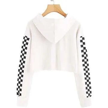 Meikulo Toddler Girl Clothes Outfits Long Sleeve Cute Shirts Pants Set Crop Tops for Kids Hoodie Sweatshirts Sweatpants Jogger 2 Piece Sweatsuit Clothing Sets White, 3-4T