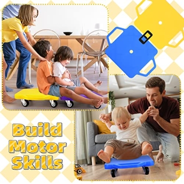 Colorful 4 Pack Kids Scooter Board for Active Play