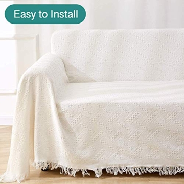 Elegant Rose Home Fashion L Shaped Couch Cover Set