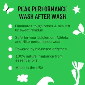 Molly's Suds Active Wear Laundry Detergent | Extra Strength Sport Laundry Powder, Stain Fighting for Performance Fabrics and Sensitive Skin | 120 Loads