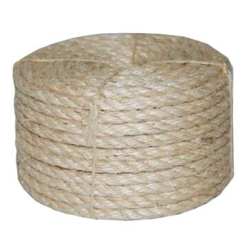 Durable T.W Evans Multi-Purpose Rope 1/4 in Dia 100 ft