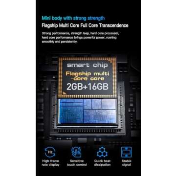 Yoidesu XS15 Smartphone, 3in Super Small Cell Phone, Dual SIM 2GB 16GB ROM for Android 8.1 Ultra Thin Mobile Phone, 1000mAh The World's Smallest Backup