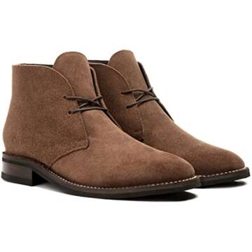 Thursday Scout Chukka Boots in Cognac Suede - Style & Comfort