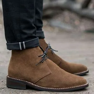 Thursday Scout Chukka Boots in Cognac Suede - Style & Comfort