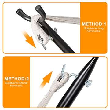 Durable SUPER DEAL Portable 9FT Hammock Stand