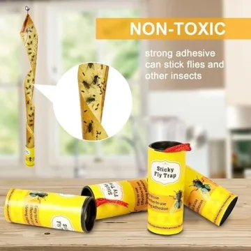 40 Pack Sticky Fly Traps for Indoor and Outdoor Use