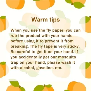 40 Pack Sticky Fly Traps for Indoor and Outdoor Use