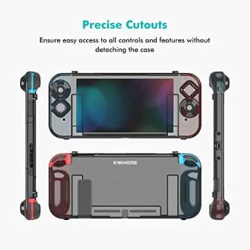 Durable Nintendo Switch Case with Screen Protector & Grip