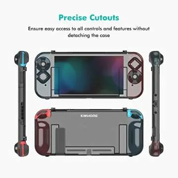 Durable Nintendo Switch Case with Screen Protector & Grip