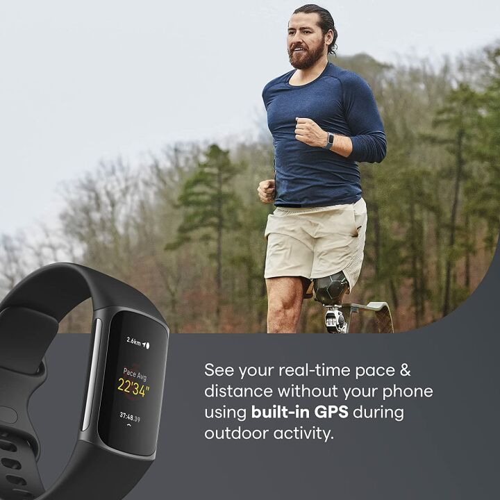 Fitbit Charge 5: GPS Fitness Tracker with Heart Rate Monitor