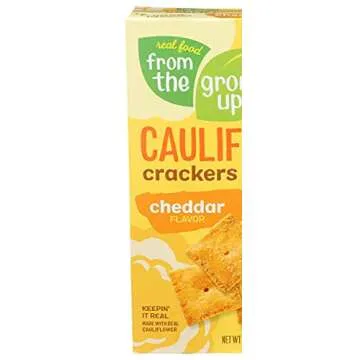 From the Ground Up Cauliflower Crackers - Cheddar