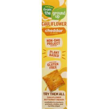 From the Ground Up - Cauliflower Crackers Cheddar - 4 oz.