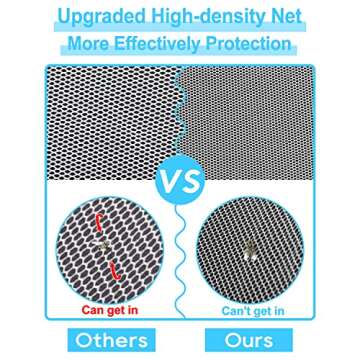 Comforer Food Cover Mesh Food Tent, 17 Inches, Nylon Covers, Pop-Up Umbrella Screen Tents, Collapsible and Reusable Patio Bug Net for BBQ, Picnics, Parties, Camping, Outdoor - 6 Colors