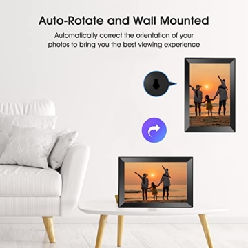 BIGASUO 14.1 Inch Digital Picture Frame with WiFi