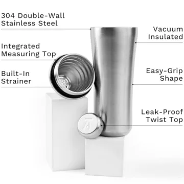 Elevated Craft Hybrid Cocktail Shaker - Premium Insulated Design