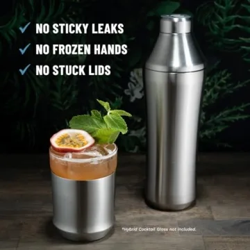 Elevated Craft Hybrid Cocktail Shaker - Premium Insulated Design
