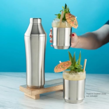 Elevated Craft Hybrid Cocktail Shaker - Premium Insulated Design