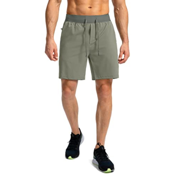 Men's Running Shorts with Zipper Pockets for Active Lifestyle