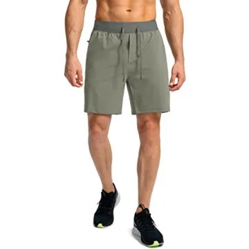 Men's Running Shorts with Zipper Pockets for Active Lifestyle