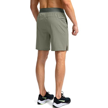 Men's Running Shorts with Zipper Pockets for Active Lifestyle
