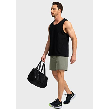 Men's Running Shorts with Zipper Pockets for Active Lifestyle