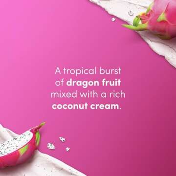 Dove Dragon Fruit & Coconut Body Scrub 15 oz for Smooth Skin
