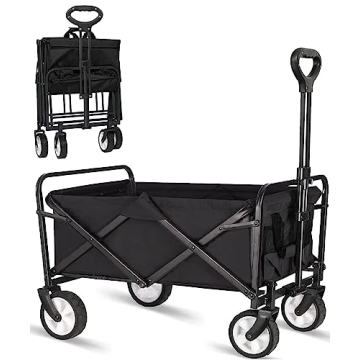 All-Terrain Folding Wagon Large Capacity Drink Holders