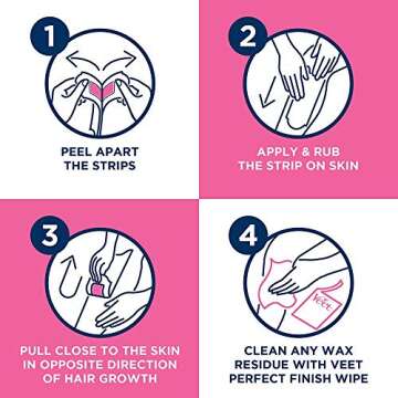 Veet Ready To Use Wax Strips Normal x 40