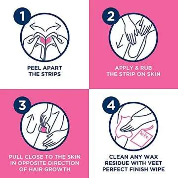Veet Ready to Use Wax Strips for Pain-Free Hair Removal
