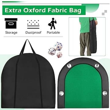 Foldable ECOTOUGE Poker Table for 8 Players – Portable & Stylish